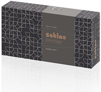 Satino Prestige facial tissues standaard plat hoogwit 2lgs 21x20,5cm Doos 40x100st.-2