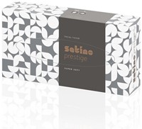Satino Prestige facial tissues standaard plat hoogwit 2lgs 21x20,5cm Doos 40x100st.-3