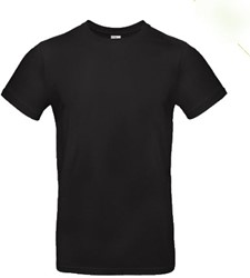 B&C T-shirt E190 Mt:XL, black  ^ Men's