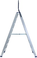 Eurostairs dubbele trap 2x8 treden Max. stahoogte 200cm-2