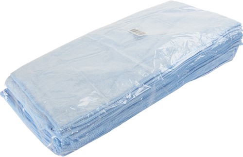 Clean and Clever SMA31-62 Stretch microvezeldoek 40x40cm blauw 280g/m2-2