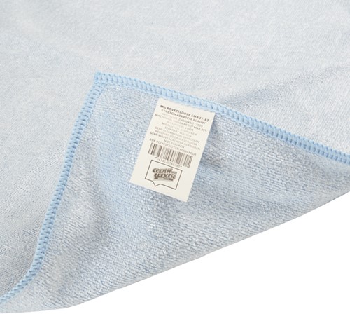 Clean and Clever SMA31-62 Stretch microvezeldoek 40x40cm blauw 280g/m2-3