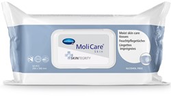 Molicare Skin vochtige doekjes Alcoholvrij ^ Pak 50 stuks