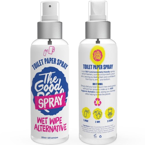 The Good Roll Eco spray toiletpapier Booty Buddy Pompflacon 200ml-3