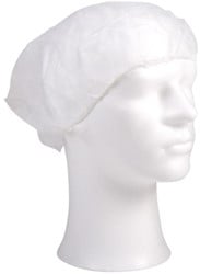 Comfort baret vlak PP latexvrij blauw Ø 53cm Doos 10x100 stuks