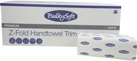 BulkySoft Premium handdoek Z-vouw 2lgs cellulose wit83470 24x20,5cm. Doos 25x150 st.