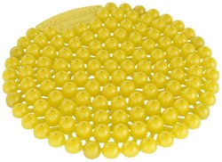 Wee-Screen Urinoirmat Citrus Mango geel anti spetter. Pak 5 stuks