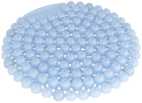 Wee-Screen Urinoirmat Linen Breeze - lichtblauw LB anti spetter. Pak 5 stuks