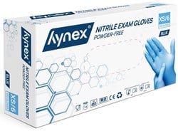 Hynex Nitril handschoenen poedervrij 3,5 gram box 100 stuks