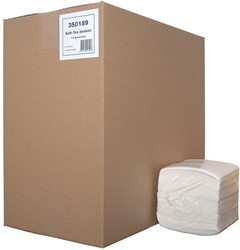 Euro Soft-Tex poetsdoek wit non woven 1/4 gevouwen 350189 31,5x30,5cm Doos 18x56 stuks