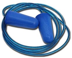 Detectamet oordop foam blauw 30dB(A) met koord  ^ Detecteerbaar Doos 100 paar