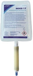 Euro Desco 17 handdesinfectie alcoholgel 411311  tbv Q18 Doos 6x800ml patroon