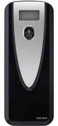 Airoma luchtverfrisser MVP dispenser zwart/zilver ^ Excl. batterijen t.b.v. 270ml