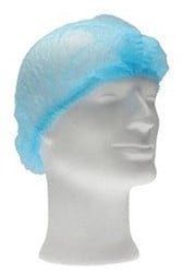 Hynex haarnet PP Non Woven blauw Ø53cm Doos 10x100 stuks