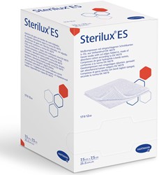 Sterilux ES gaaskompressen Steriel 7;5x7;5cm^ Doos 25x2 stuks