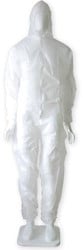 Hynex Coverall met capuchon en rits PP Nonwoven 35gr wit XXXL Doos 50 stuks