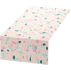 Dunicel tafelloper Tête à Tête Ocean Pebbles 206390 40cm x24m Doos 4 rol