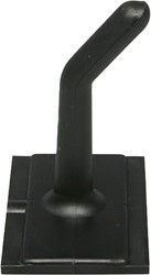 HCS ophanghaak versterkt Kunststof/glasfiber 60mm  ^ Zwart