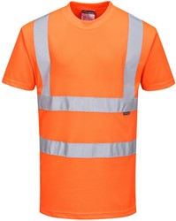 Portwest T-shirt Mt:2XL, Hi-Vis oranje  ^ Korte mouw