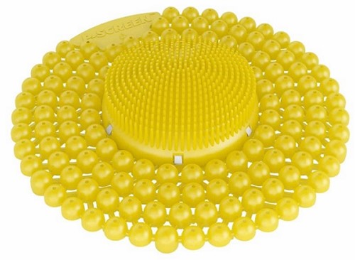 P-screen Urinoirmat Ø194mm. Citrus Mango geel CM T.b.v. watervrije. Pak 2 stuks