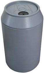 CANman blikjes inzamelbak 145L. grijs ^ Kunststof
