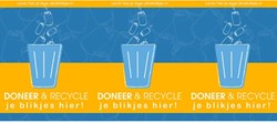 CANman wikkel voor inzamelbak Doneer & Recycle. PVC^