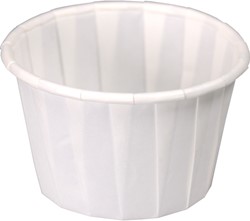 Depa sauscup papier wit 1,25oz/35ml 601441 Zak 250 stuks