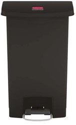 Rubbermaid Slim Jim Front Step-On Pedaalcontainer - Zwart - 50 liter