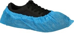 Hynex Schoenovertrek CPE geruwd 45my, blauw Doos 20x100 stuks
