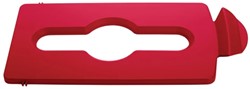Rubbermaid deksel rest rood t.b.v. Slim Jim^