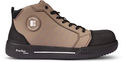 Redbrick V-schoen Jump High Mt:43, bruin, hoog model  S3S