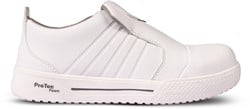 Redbrick V-schoen Play S3S Mt:42, witt, laag model instapper metaal vrij