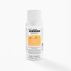 Micro Airoma luchtverfrisser Citrus Mango. spuitbus Navulling. Doos 12x100ml