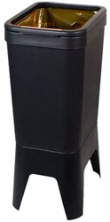 BonTon Circubin 40L antraciet Recycled PP Open