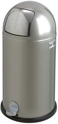 Wesco Kickboy 40L neusilber RVS Plastic
