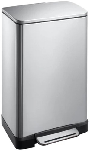 EKO E-Cube pedaalemmer 30L mat RVS RVS Plastic