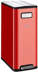 Wesco Big Double Master 2x20L rood Plastic RVS