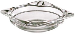 Asbak Ø12 transparant glas