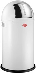 Wesco Pushboy 50L wit RVS Plastic
