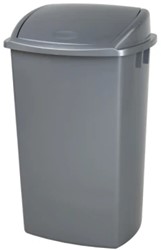 Afvalbak Swing 50L grijs PP