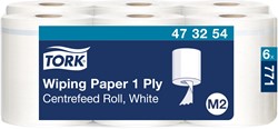 Tork M2 Centerfeed Poetspapier 473254 1-laags 270m Pak 6 rol