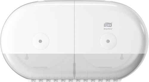 Tork SmartOne toiletroldisp. T9 Elevation wit Mini 682000 Twin sheet by sheet
