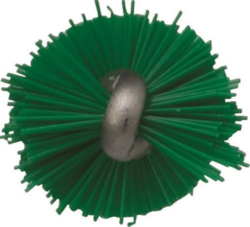 Vikan hygiene pijpborstel 200mm Ø12mm groen medium 53542 tbv flexibele kabel-3