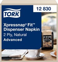 Tork Xpressnap dispenserservet Fit Advanced naturel 12830 2lgs.21,3xc16,5cm Doos 6x720st-2