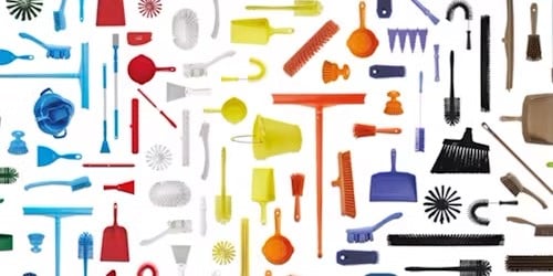 Kleurcoderingen in de schoonmaak