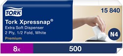Tork Xpressnap® Extra Zachte Dispenserservet Wit N4 – Premium en Hygiënisch – 15840