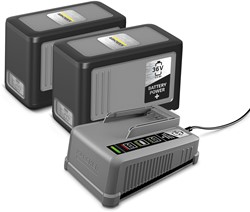 Karcher starterkit 36/75 2 accu's & 1 lader 36V -7.5Ah