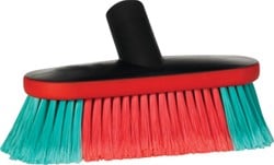 Vikan transport wasborstel 23cm ovaal rood/groen 526952 watertoevoer