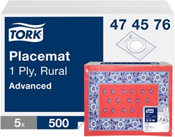 Tork placemat rural 474576 30x42cm Doos 5x500 stuks