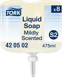 Tork handzeep Mild Mini S2 Premium 420502 geparfumeerd Doos 8x475ml